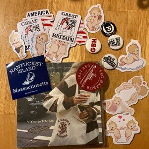 Brandy Melville Sticker, Pin and Photocard Bundle